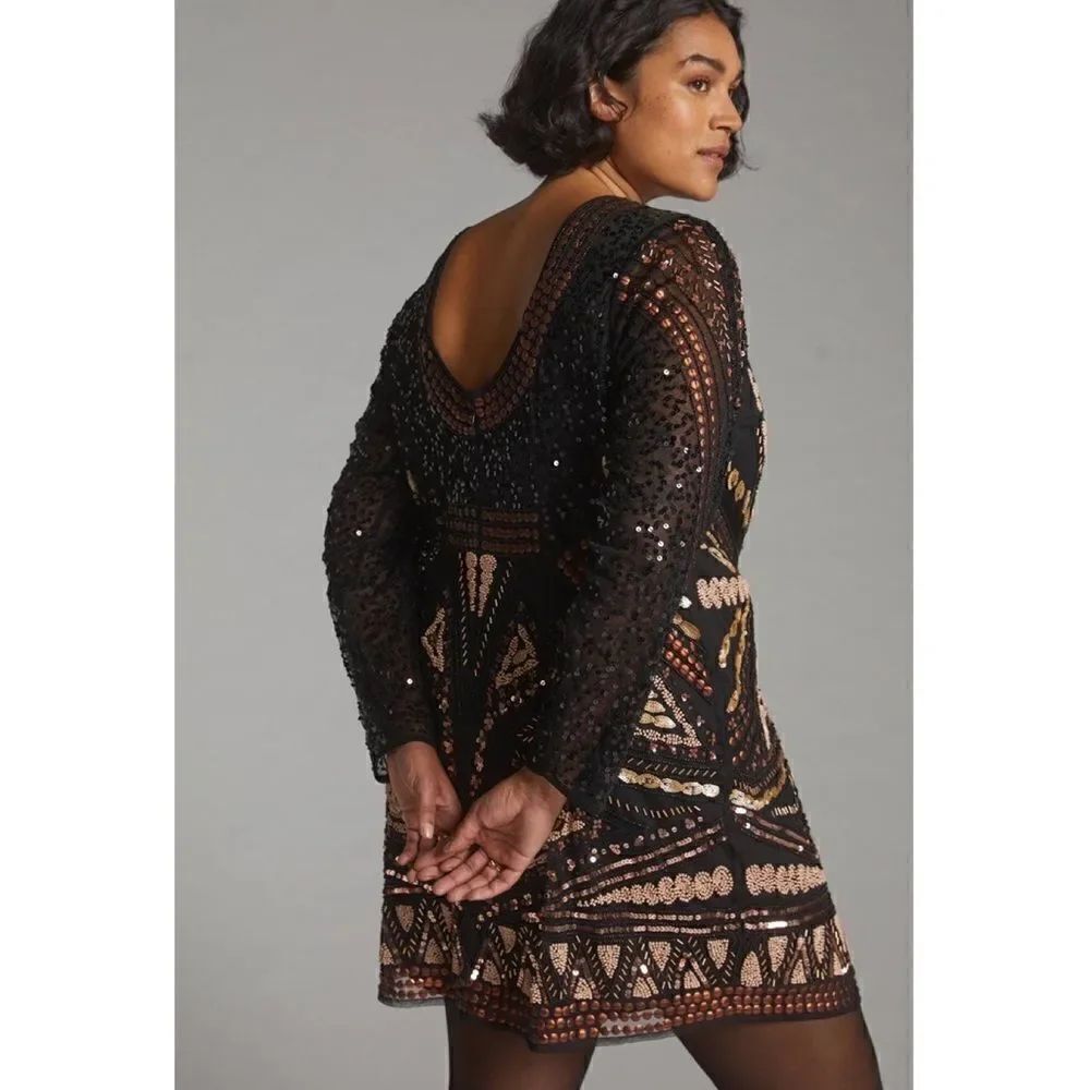 Let Me Be Beaded Mini Dress - Picture 5 of 10